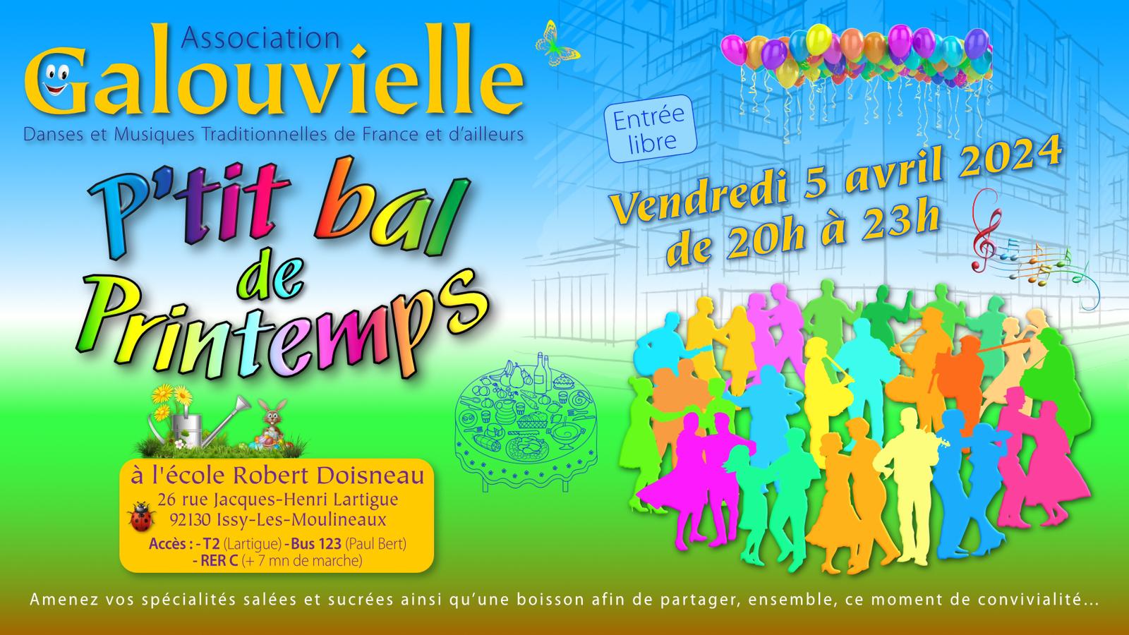 Affiche P'tit bal Printemps 2024